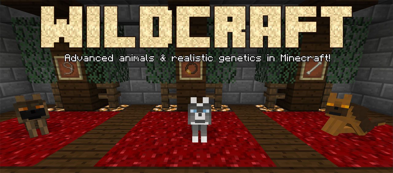 WildCraft Mod 1.12.2, 1.11.2 (Advanced Animals and Realistic Genetics) 1