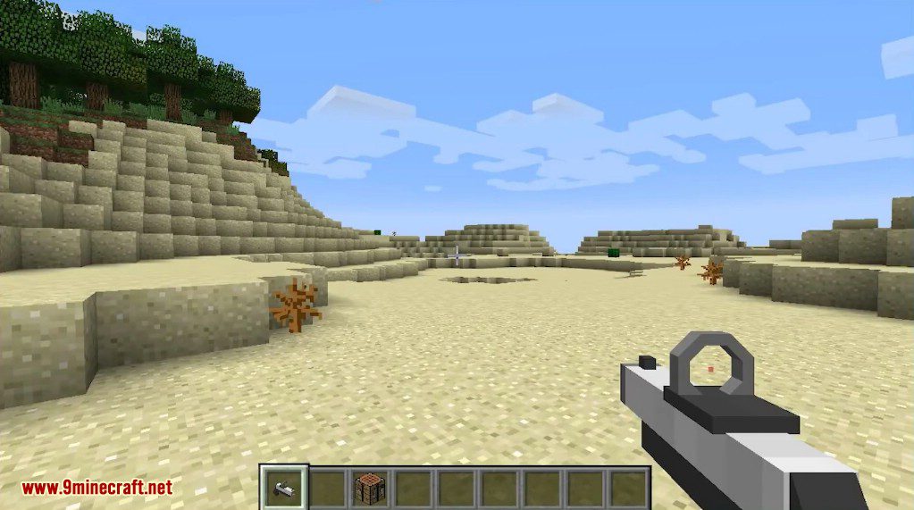 Working Gun Mod 1.15.2, 1.12.2 (Pistol, Shotgun, Bazooka...) 4