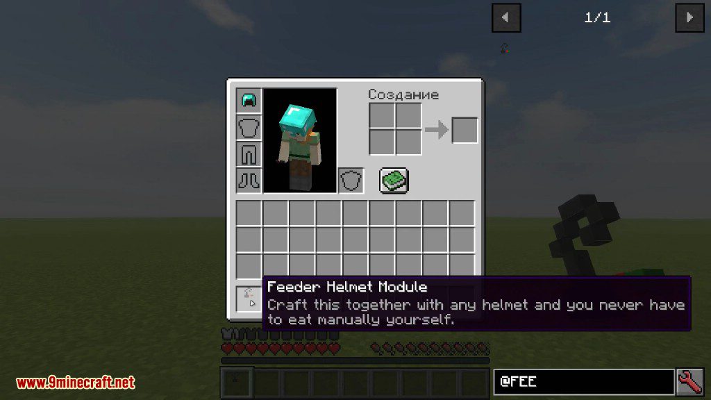 Auto Feeder Helmet Mod (1.20.4, 1.19.4) - Keeping You Saturated 3
