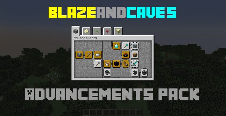 BlazeandCave's Advancements Resource Pack 1.13.2, 1.12.2 1