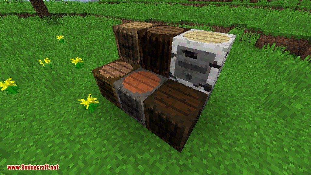 Charset Storage Barrels Mod 1.12.2 (Store a Large Quantity of One Item) 4