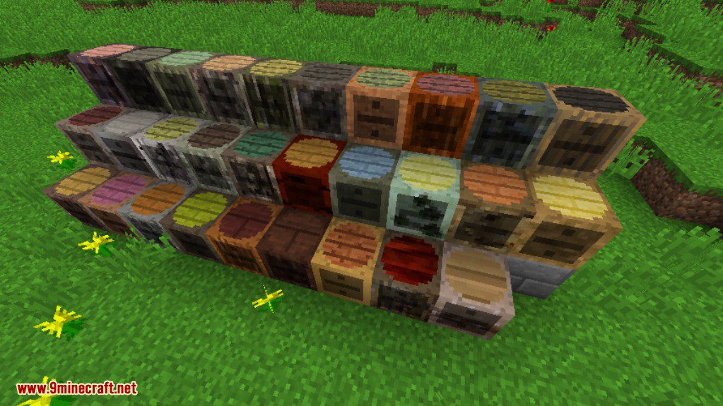 Charset Storage Barrels Mod 1.12.2 (Store a Large Quantity of One Item) 5