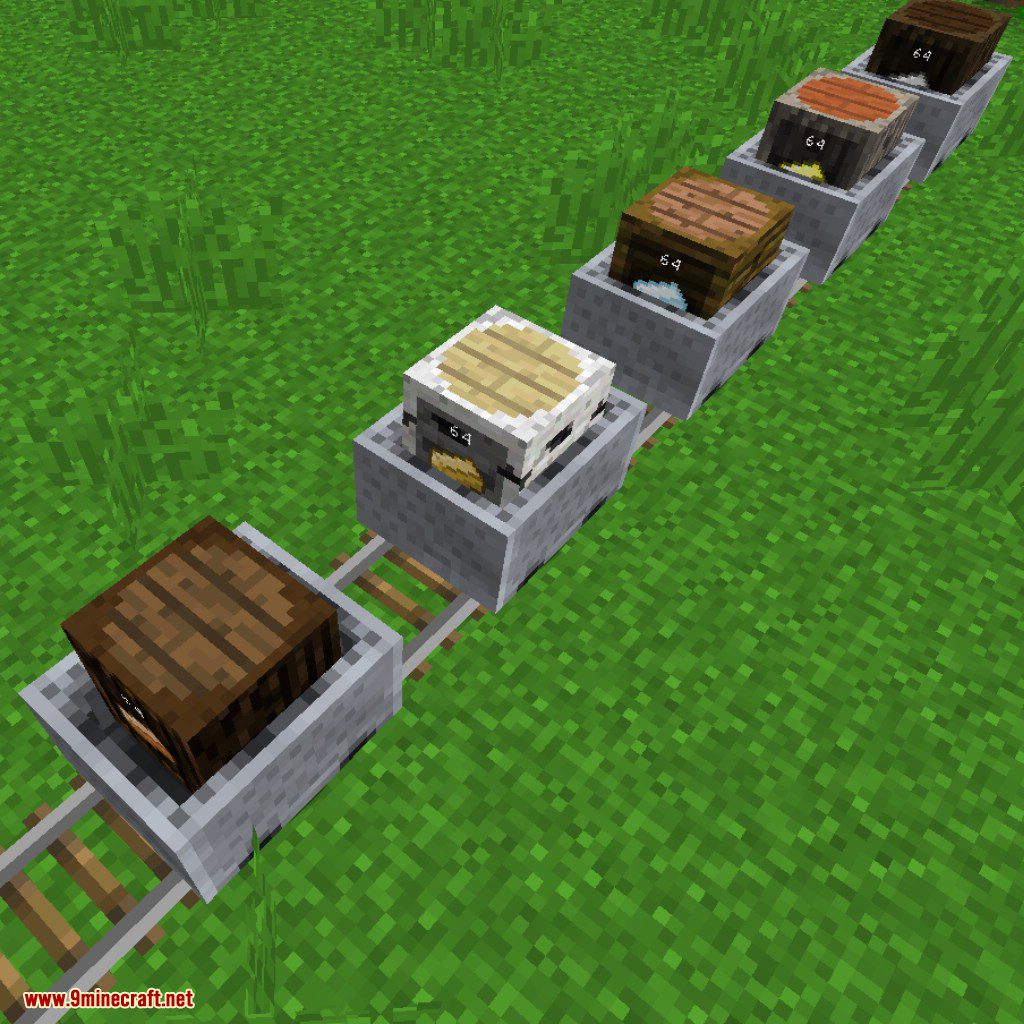 Charset Storage Barrels Mod 1.12.2 (Store a Large Quantity of One Item) 6