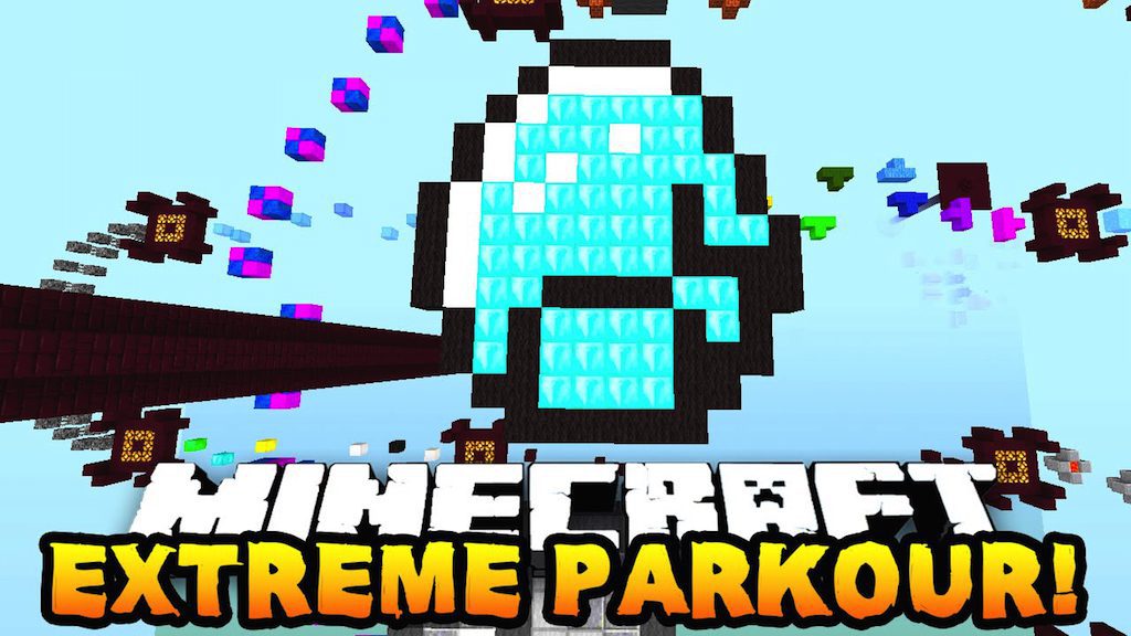 Extreme Parkour Map 1.12.2, 1.12 for Minecraft 1