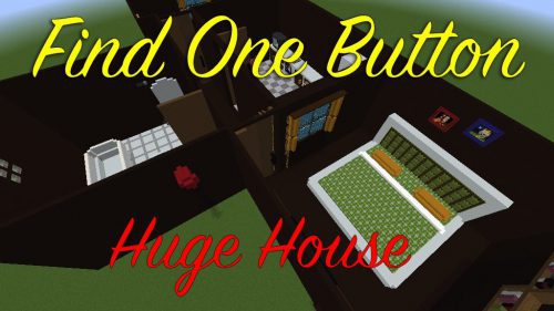 Find One Button: Huge House Map 1.12.2, 1.12 for Minecraft Thumbnail