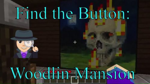 Find The Button: Woodlin Mansion Map 1.12.2, 1.12 for Minecraft Thumbnail