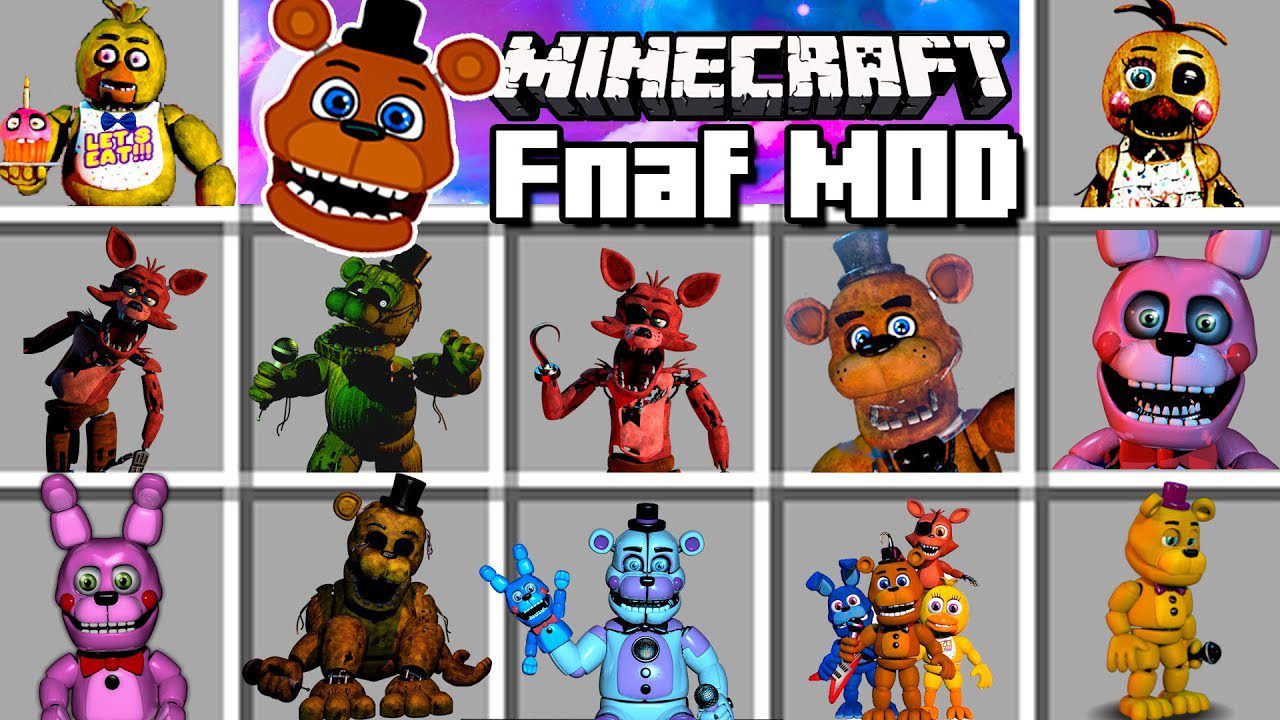 Five Nights at Freddy's Reborn Mod 1.12.2, 1.7.10 1