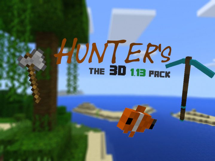 Hunter's 3D Survival Resource Pack 1.13.2, 1.12.2 - Texture Pack 1