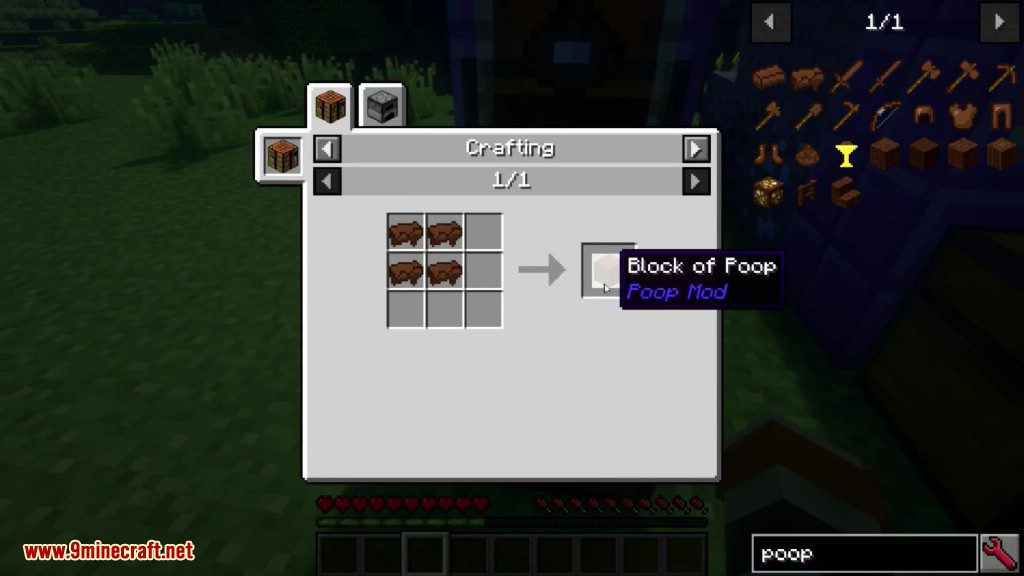 Just Poop Mod 1.12.2 (Toilets, Paper, Poop Trophy) 26