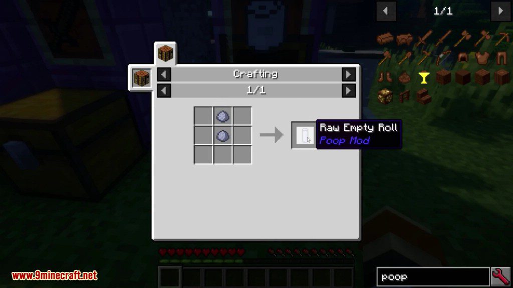 Just Poop Mod 1.12.2 (Toilets, Paper, Poop Trophy) 24