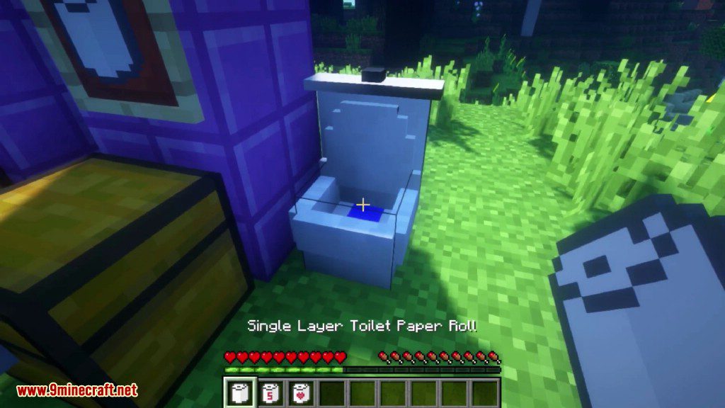 Just Poop Mod 1.12.2 (Toilets, Paper, Poop Trophy) 8