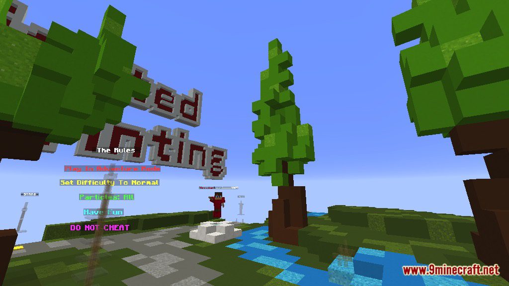 Limited Sprinting Map 1.12.2, 1.12 for Minecraft 4