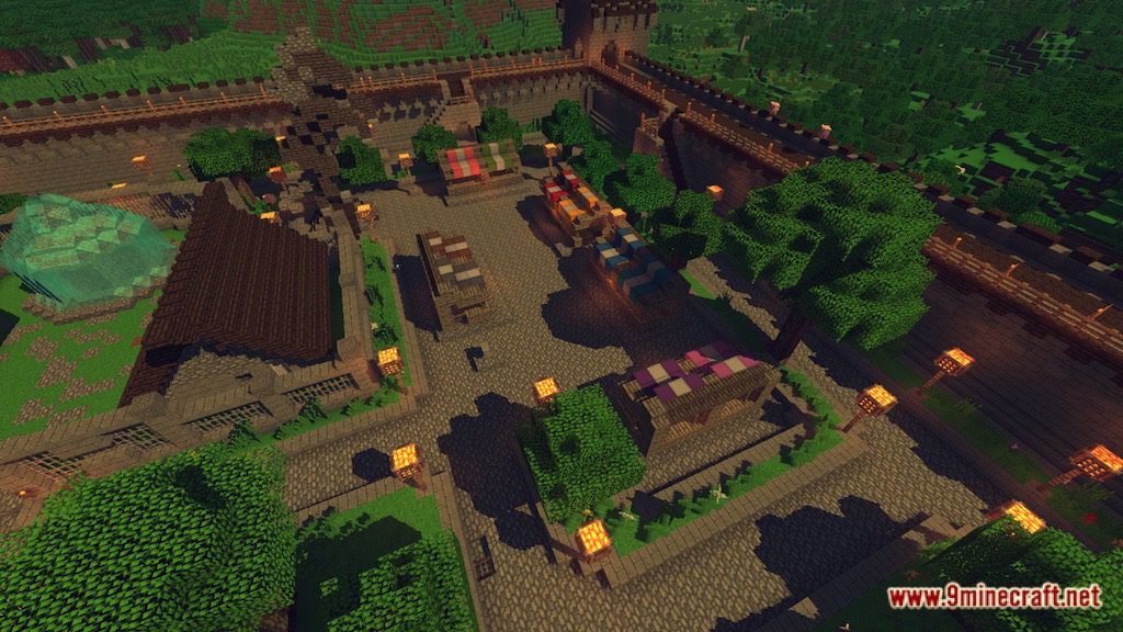 Medieval Fantasy Town Map 1.12.2, 1.12 for Minecraft 2