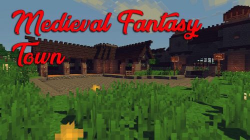 Medieval Fantasy Town Map 1.12.2, 1.12 for Minecraft Thumbnail