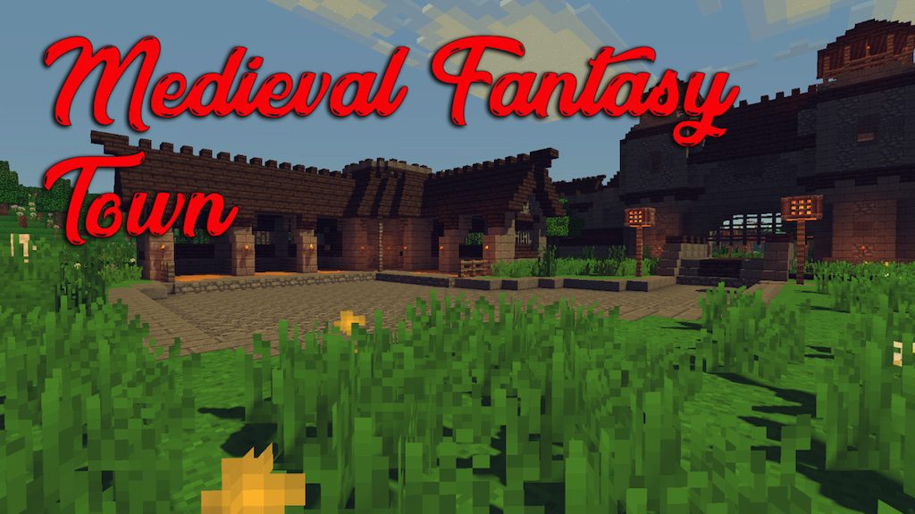 Medieval Fantasy Town Map 1.12.2, 1.12 for Minecraft 1