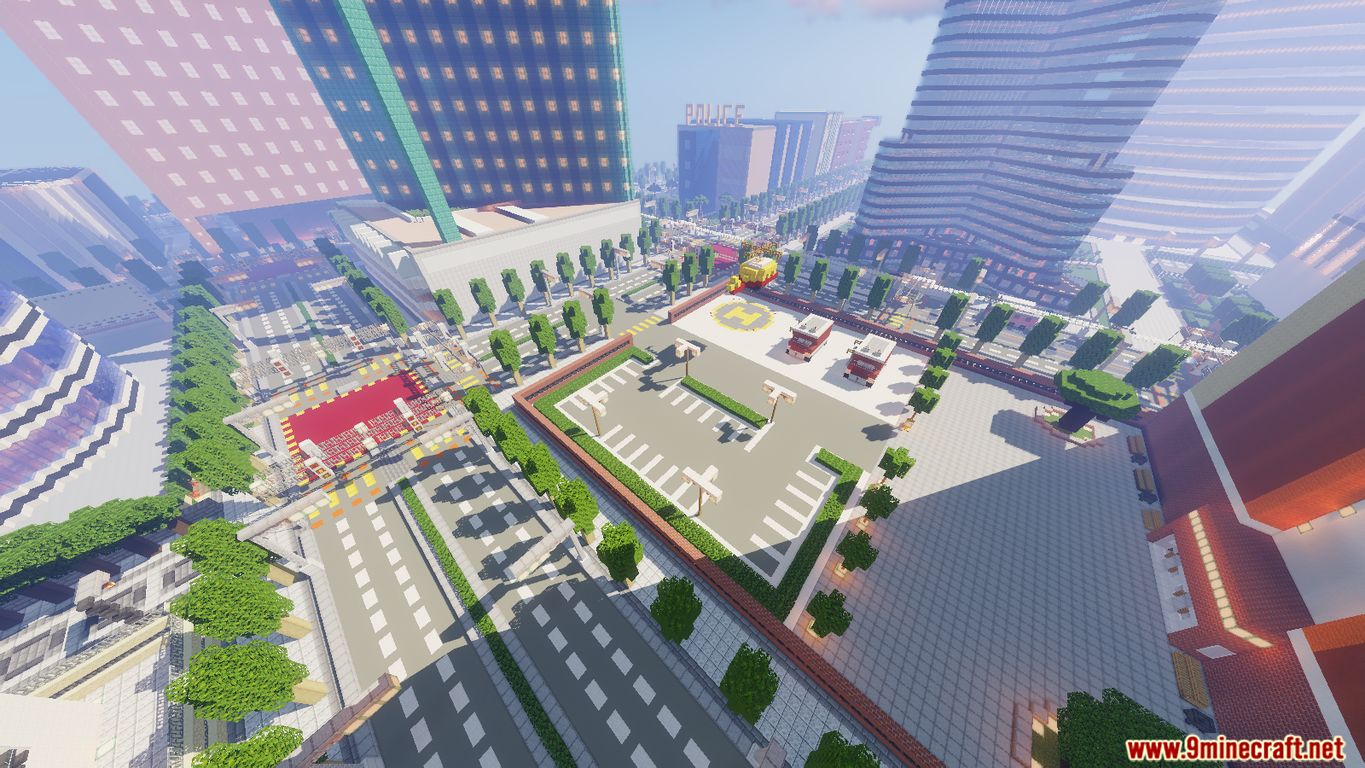 Megapolis Map 1.14.4 for Minecraft 2