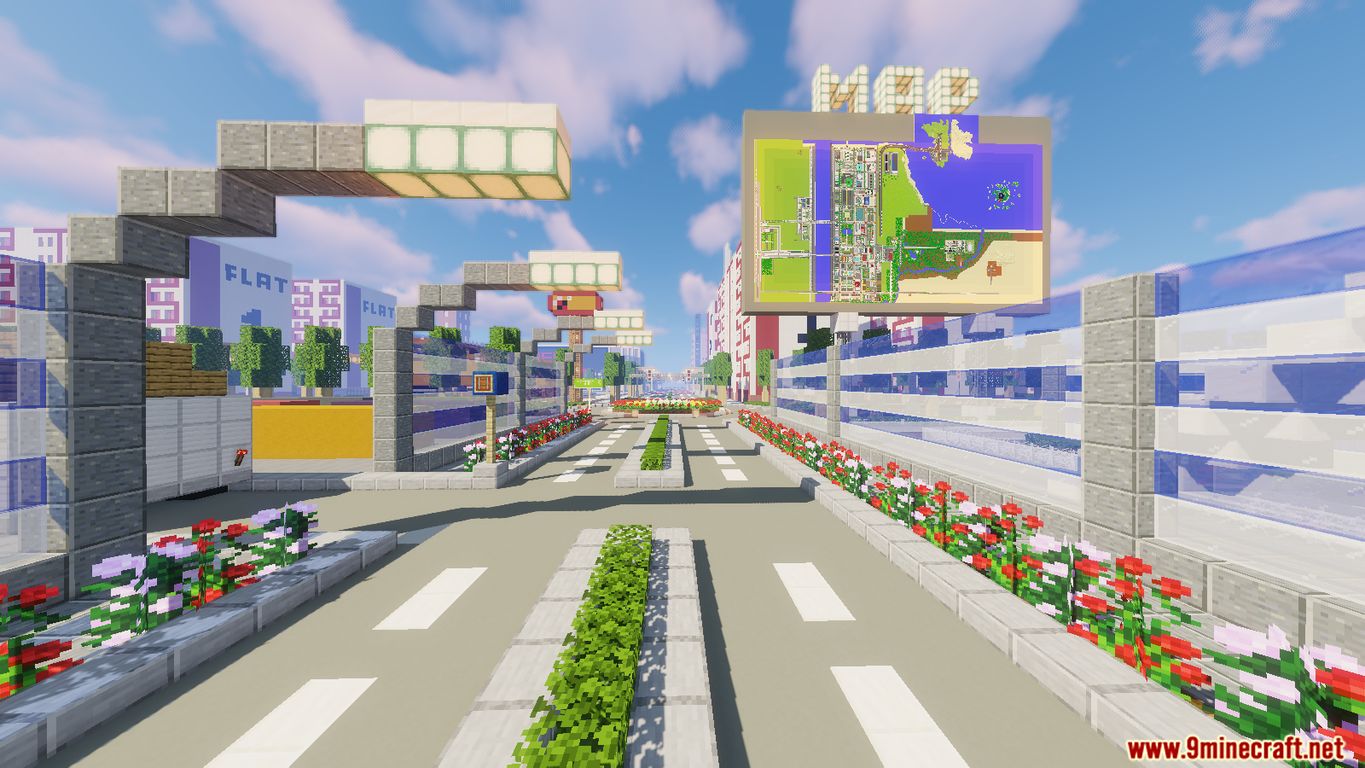 Megapolis Map 1.14.4 for Minecraft 11