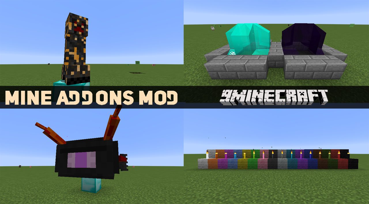 Mine Addons Mod 1.12.2, 1.10.2 (Bringing the Features of Minecraft 1.11 to 1.10) 1