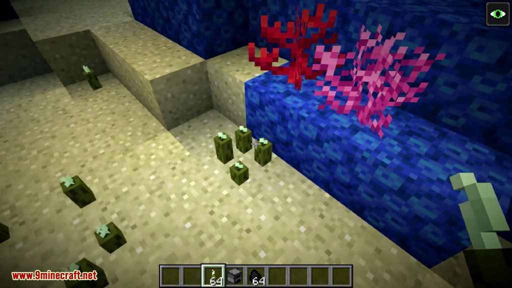 Minecraft 1.13 Snapshot 18w14b (New Underwater Light Source) 3