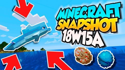 Minecraft 1.13 Snapshot 18w15a (Dolphins, Heart Of The Sea) Thumbnail