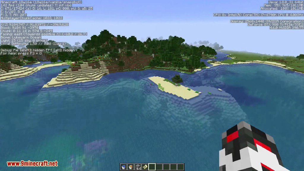 Minecraft 1.13 Snapshot 18w16a (Buffet Worlds) 3