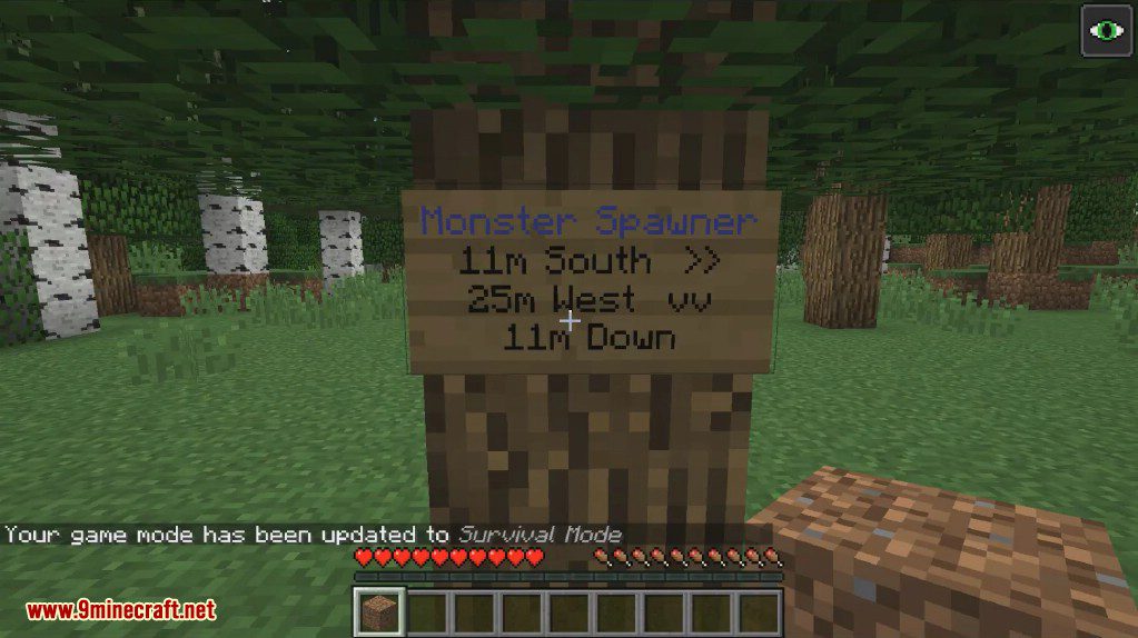 Minecraft Guideposts Mod 1.12.2 (Direction Sign) 11