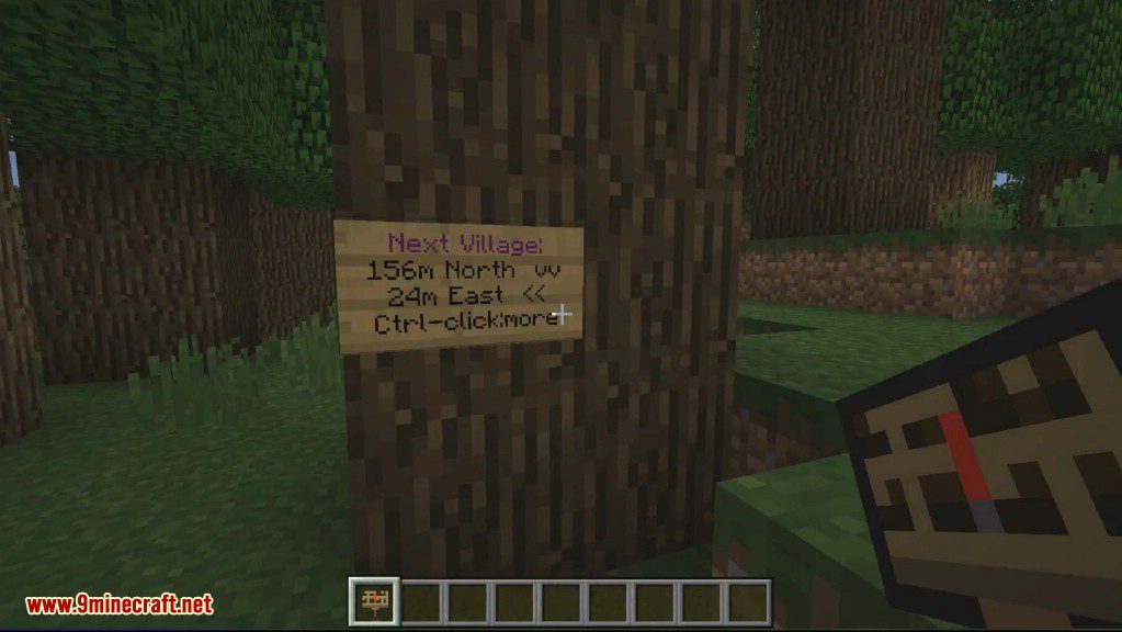 Minecraft Guideposts Mod 1.12.2 (Direction Sign) 12