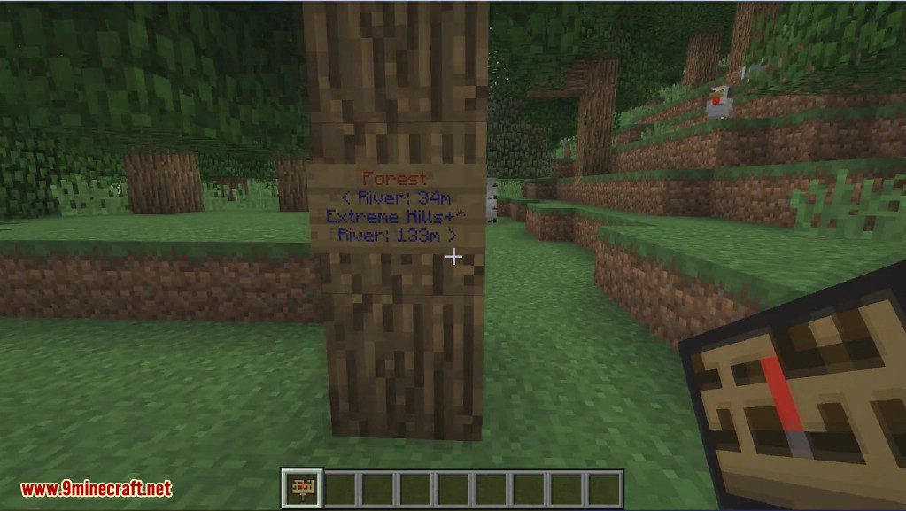 Minecraft Guideposts Mod 1.12.2 (Direction Sign) 8