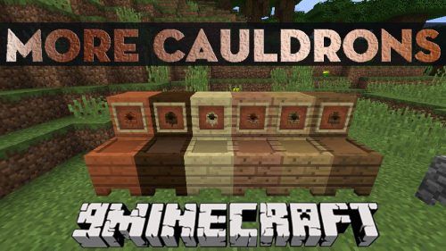 More Cauldrons Mod 1.16.5, 1.15.2 (More Than Just 1 Type of Cauldron) Thumbnail