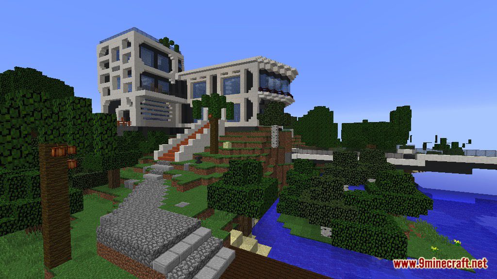 Paradise Manor Map 1.12.2, 1.12 for Minecraft 5