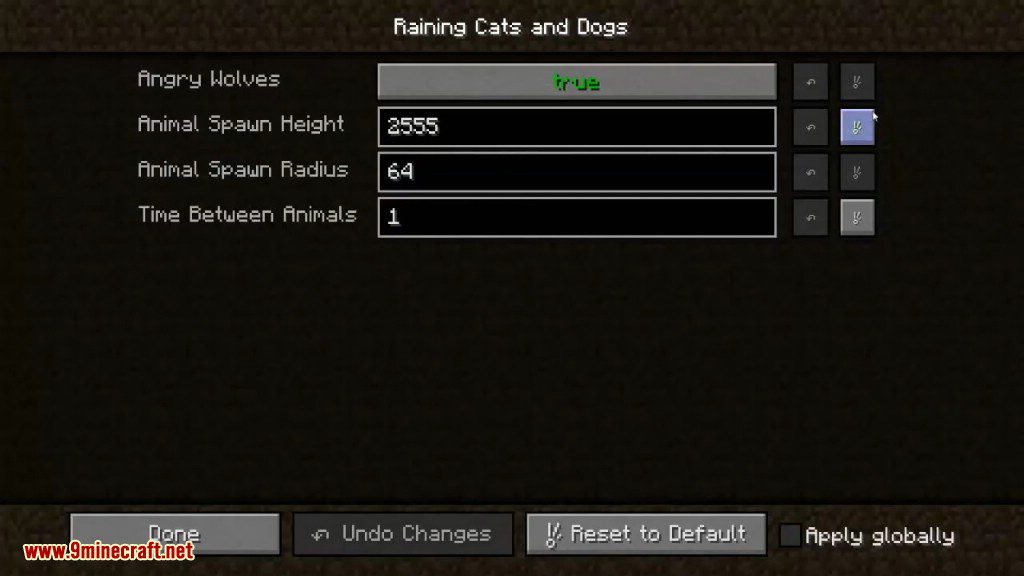 Raining Cats and Dogs Mod 1.15.2, 1.12.2 (Ocelots and Wolves Fall from the Sky) 2