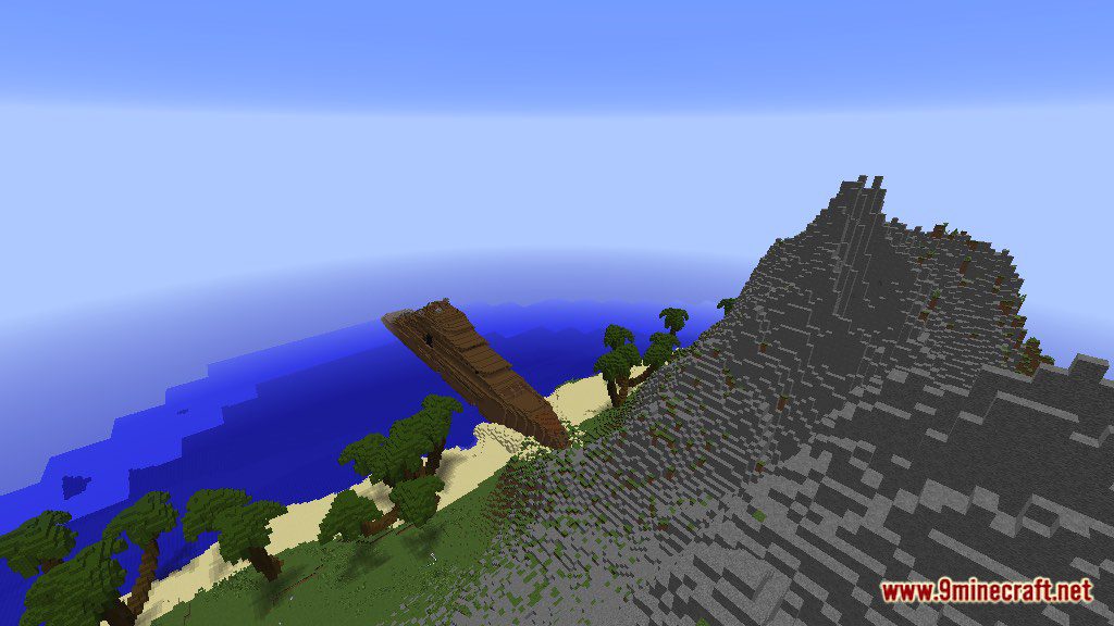 Shipwreck on the Island Map 1.12.2, 1.12 for Minecraft 13