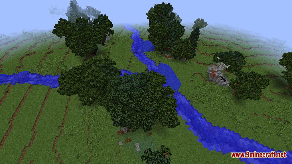 Small Island with River Map 1.12.2, 1.12 for Minecraft 12