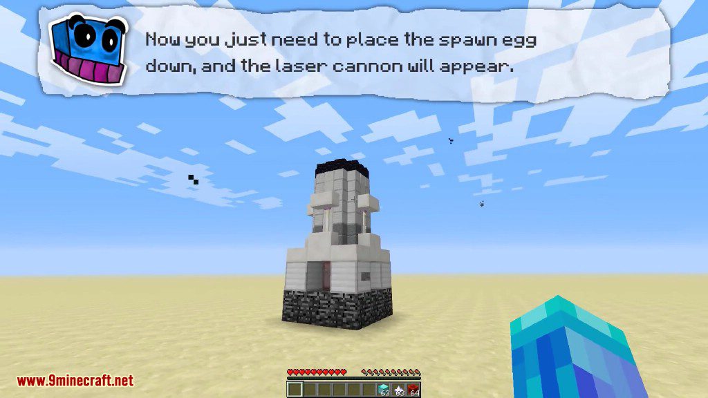 Space Laser Command Block 1.12.2 (Working Laser Cannon) 3
