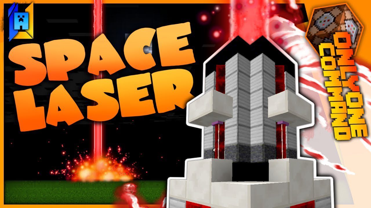 Space Laser Command Block 1.12.2 (Working Laser Cannon) 1