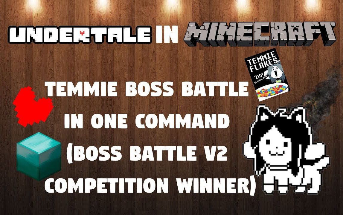 Temmie Boss Battle Command Block 1.12.2, 1.11.2 (Undertale) 1