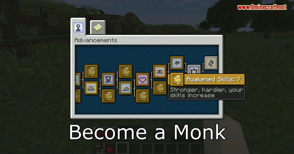 The Monk Mod 1.12.2 (A Calmer Path in Minecraft) 2