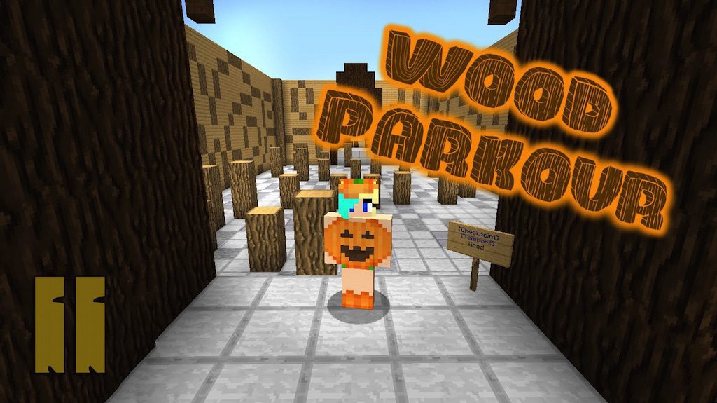 Wood Parkour 2 Map 1.12.2, 1.12 for Minecraft 1