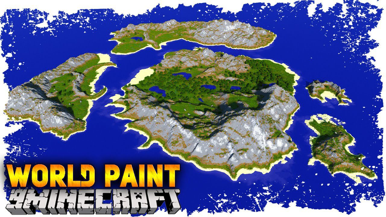 World Paint Mod 1.12.2 (Make the World Paintable) 1