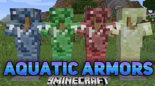 Aquatic Armors Mod (1.16.5, 1.15.2) – Explore the Deep Ocean Freely Thumbnail