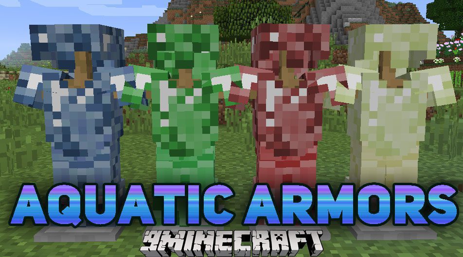 Aquatic Armors Mod (1.16.5, 1.15.2) - Explore the Deep Ocean Freely 1