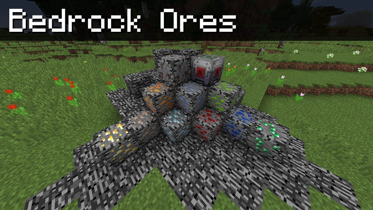 Bedrock Ores Mod (1.20.1, 1.19.4) - Ore Clusters Embedded in Bedrock 1