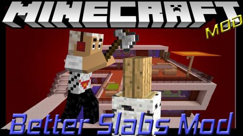 Better Slabs Mod 1.16.5, 1.12.2 (Vertical and Sloped Slabs) Thumbnail