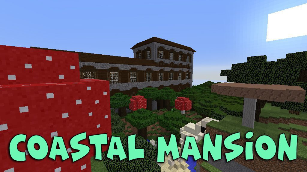 Coastal Mansion Map 1.12.2, 1.12 for Minecraft 1