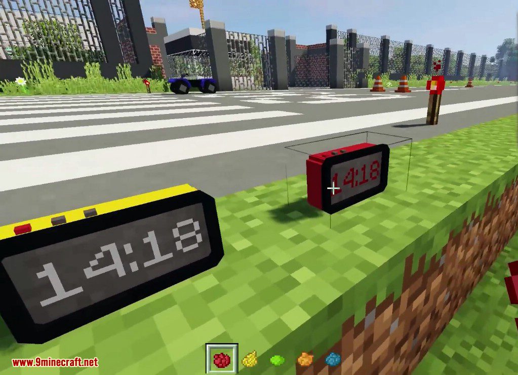 Digital Clock Mod 1.12.2 (Custom Color for the Clock) 8