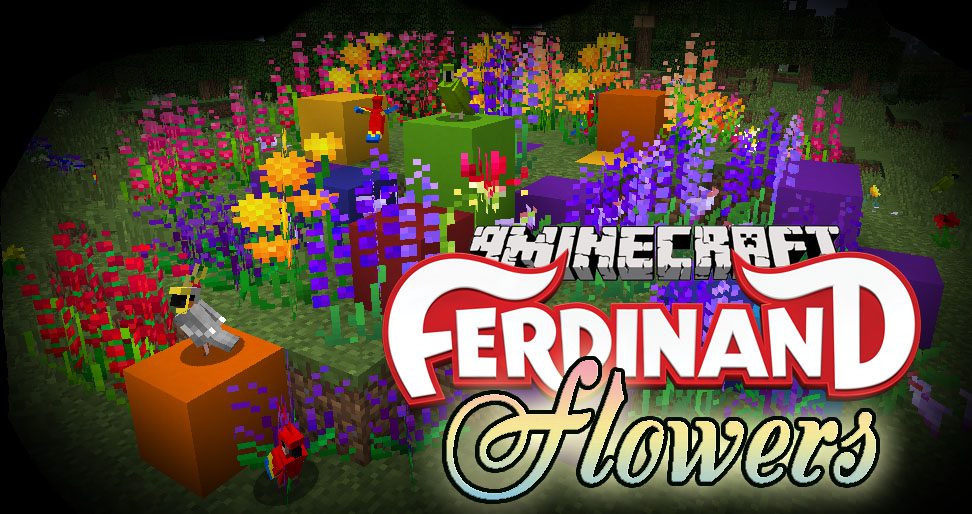 Ferdinand's Flowers Mod (1.19.2, 1.12.2) - So Many Beautiful Flowers 1