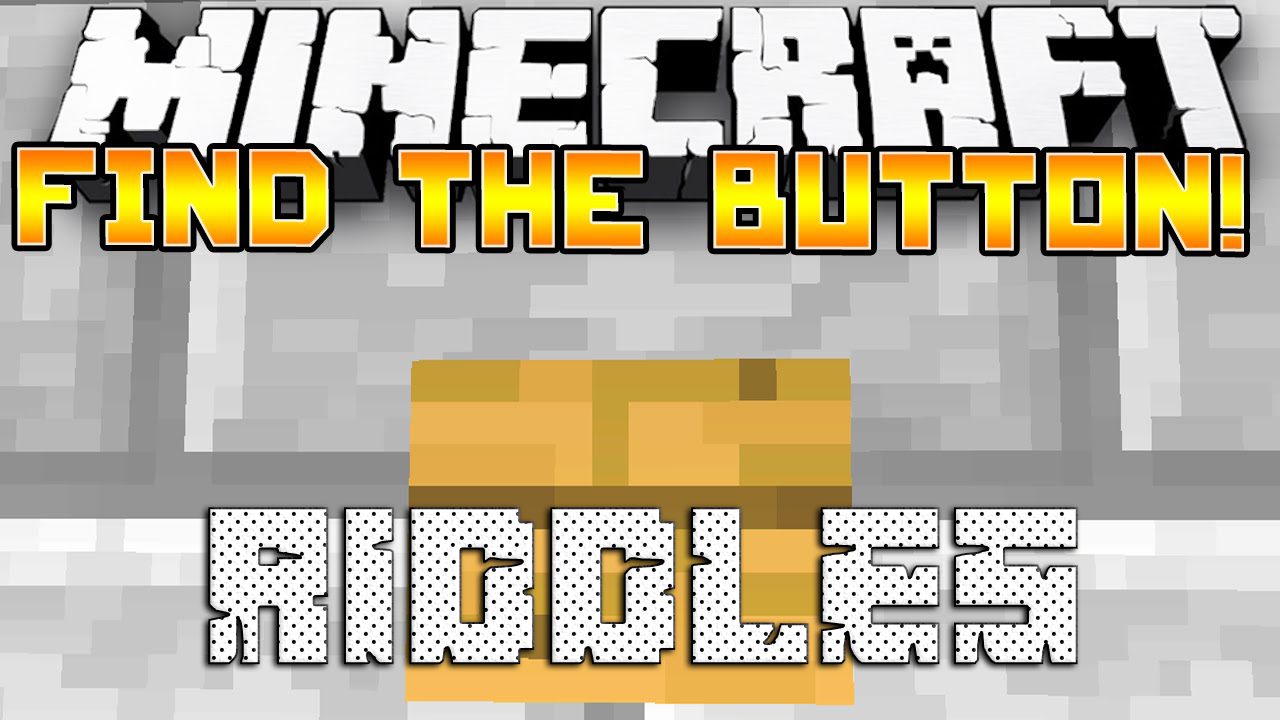 Find The Button: Riddles Map 1.12.2 for Minecraft 1