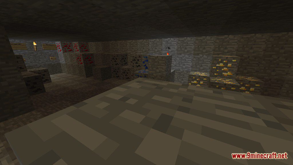 Finds the Button 15 Levels Map 1.12.2, 1.12 for Minecraft 12