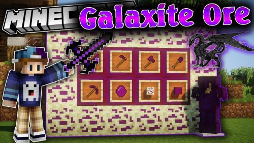 Galaxite Ore Mod 1.12.2 (Strongest Ender Tools) Thumbnail