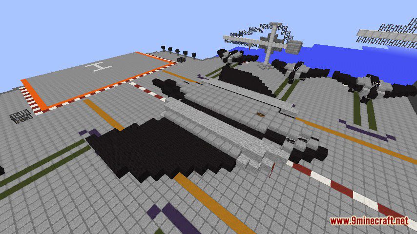 HMCS Vance Aircraft Carrier Map 1.12.2, 1.12 for Minecraft 13